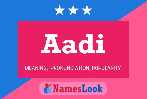 Aadi Namensposter