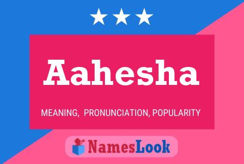 Aahesha Namensposter