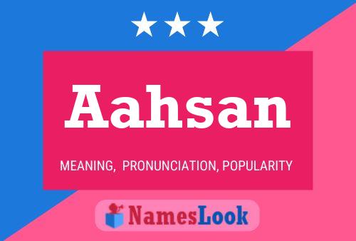 Aahsan Namensposter