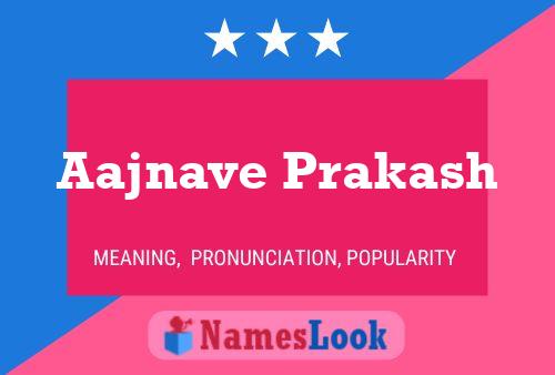 Aajnave Prakash Namensposter