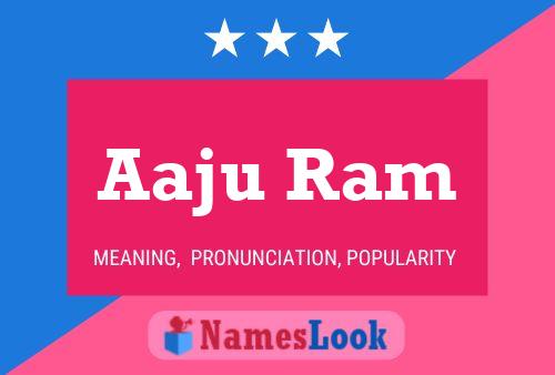 Aaju Ram Namensposter