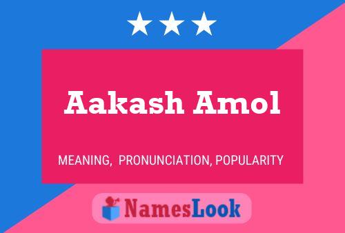 Aakash Amol Namensposter