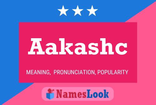 Aakashc Namensposter