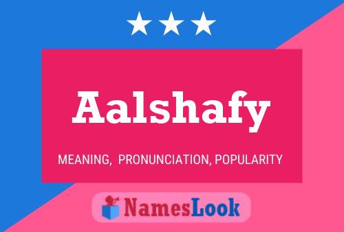 Aalshafy Namensposter