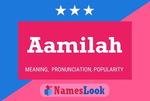 Aamilah Namensposter