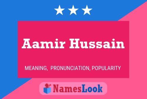 Aamir Hussain Namensposter