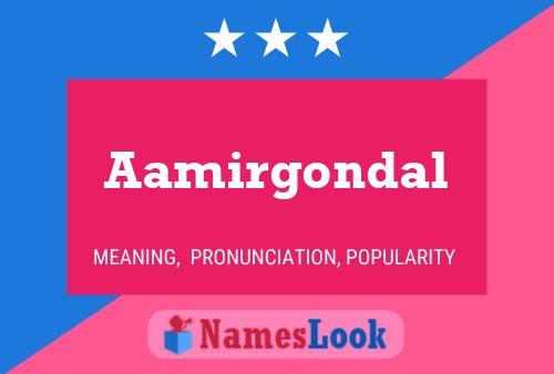 Aamirgondal Namensposter