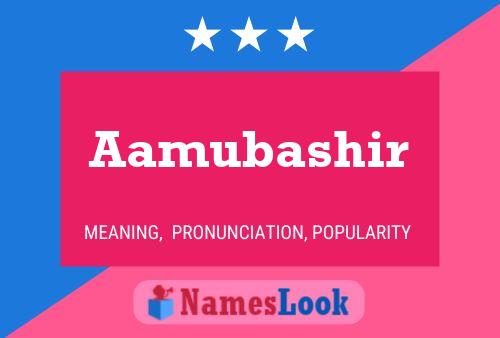 Aamubashir Namensposter