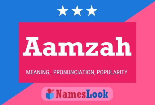 Aamzah Namensposter