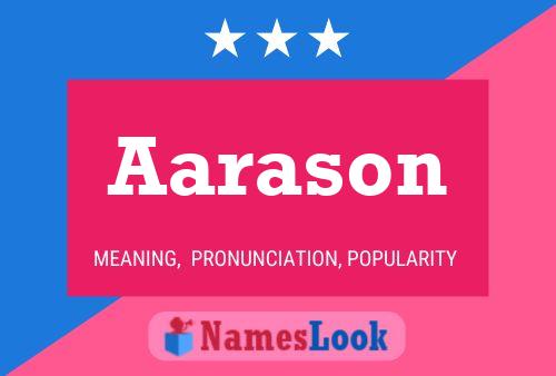 Aarason Namensposter