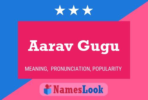 Aarav Gugu Namensposter