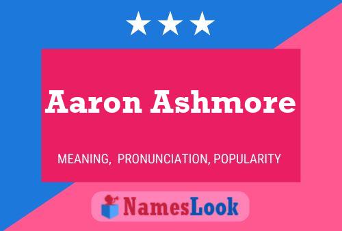 Aaron Ashmore Namensposter