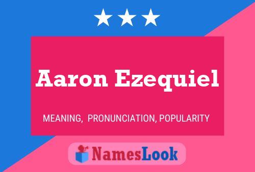 Aaron Ezequiel Namensposter