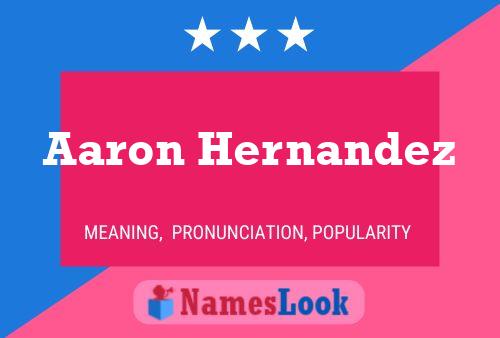 Aaron Hernandez Namensposter