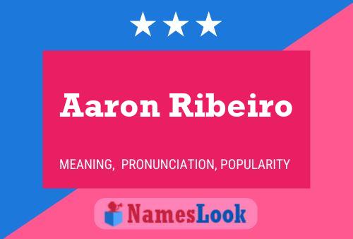 Aaron Ribeiro Namensposter