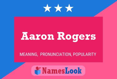 Aaron Rogers Namensposter