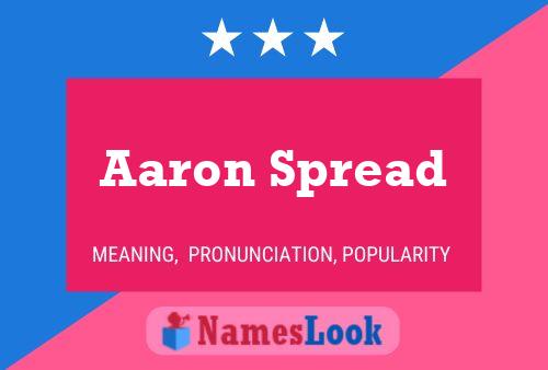 Aaron Spread Namensposter