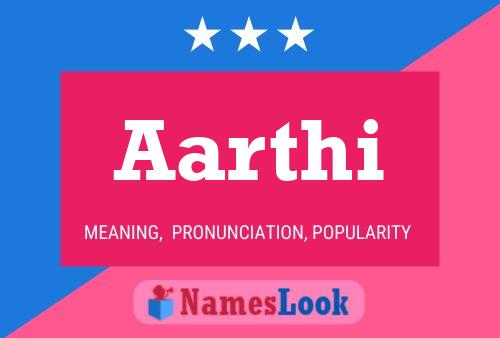 Aarthi Namensposter