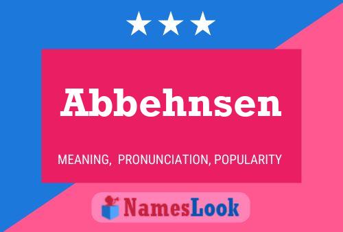 Abbehnsen Namensposter