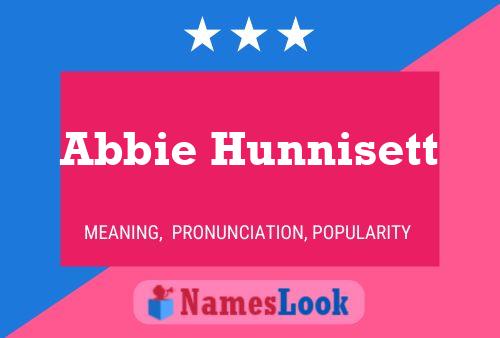 Abbie Hunnisett Namensposter