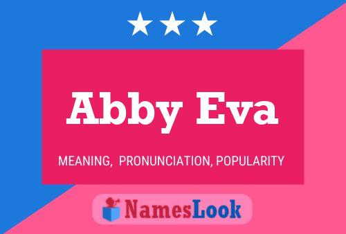 Abby Eva Namensposter