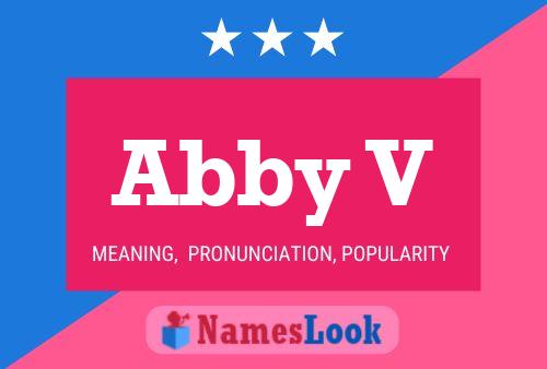 Abby V Namensposter