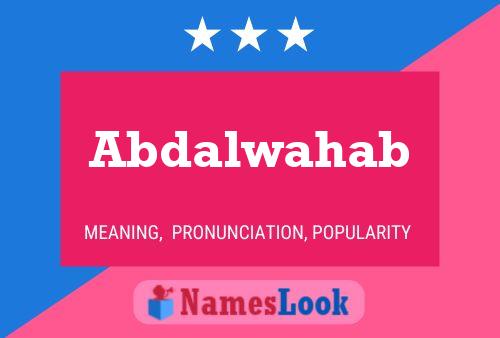 Abdalwahab Namensposter