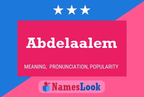 Abdelaalem Namensposter