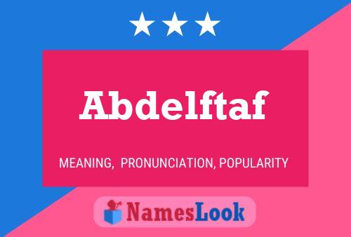 Abdelftaf Namensposter