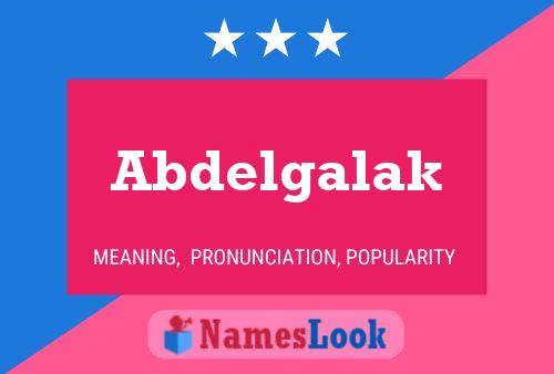 Abdelgalak Namensposter