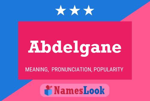 Abdelgane Namensposter