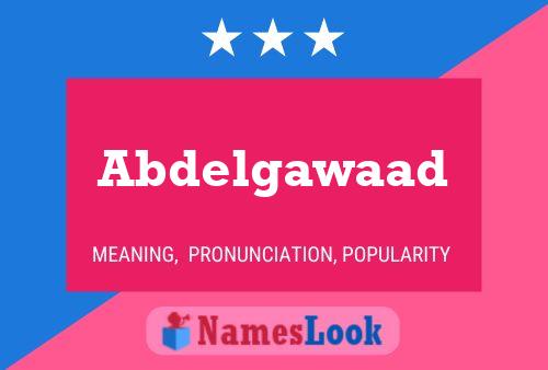 Abdelgawaad Namensposter