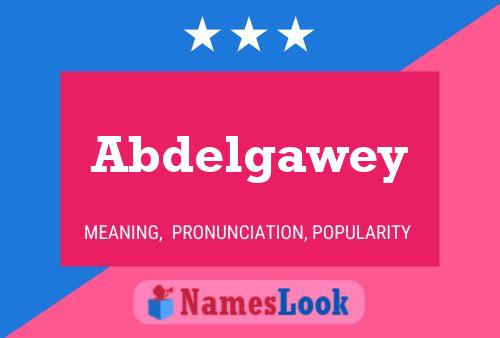 Abdelgawey Namensposter