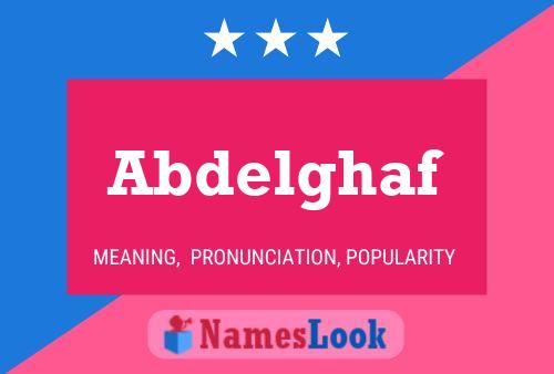 Abdelghaf Namensposter