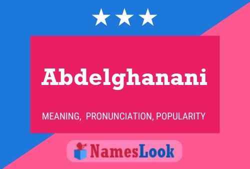 Abdelghanani Namensposter