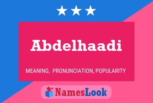 Abdelhaadi Namensposter