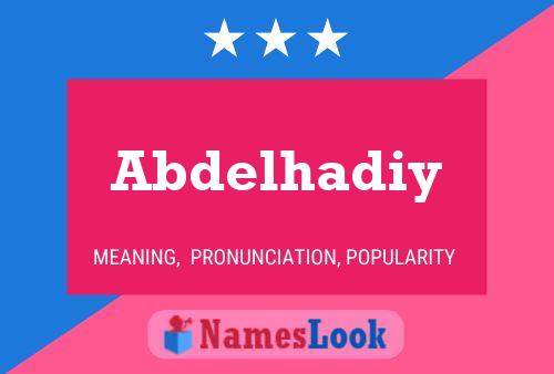 Abdelhadiy Namensposter