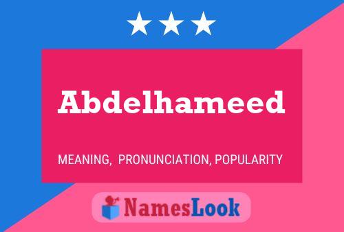 Abdelhameed Namensposter