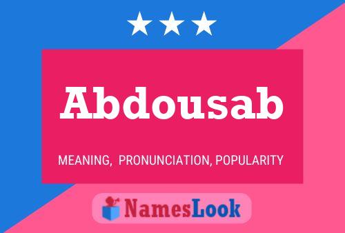 Abdousab Namensposter