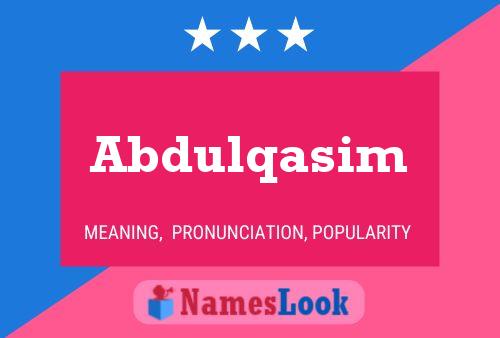 Abdulqasim Namensposter