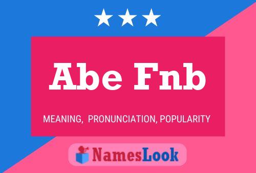 Abe Fnb Namensposter