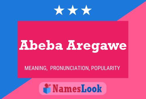 Abeba Aregawe Namensposter