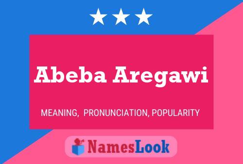 Abeba Aregawi Namensposter