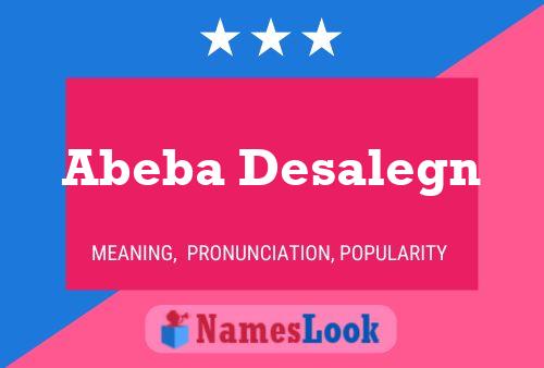 Abeba Desalegn Namensposter