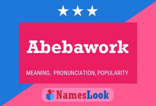 Abebawork Namensposter