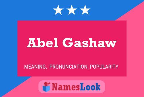 Abel Gashaw Namensposter