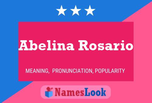 Abelina Rosario Namensposter