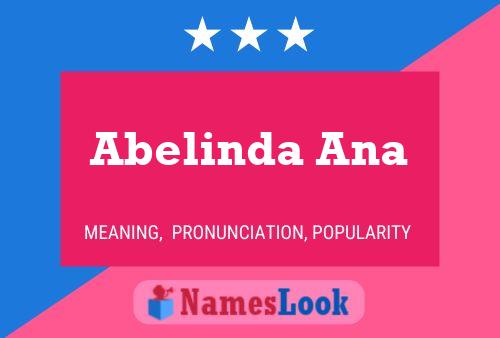 Abelinda Ana Namensposter