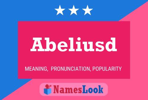 Abeliusd Namensposter