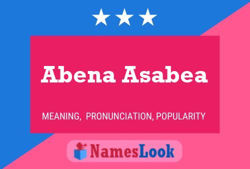 Abena Asabea Namensposter